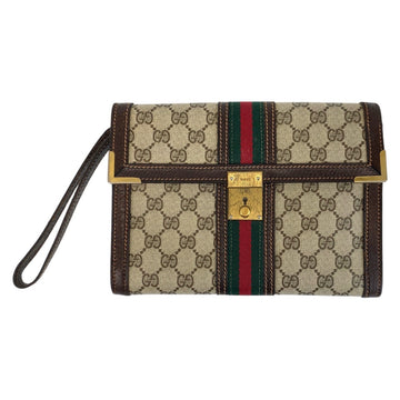 Gucci PVC Leather Clutch Bag