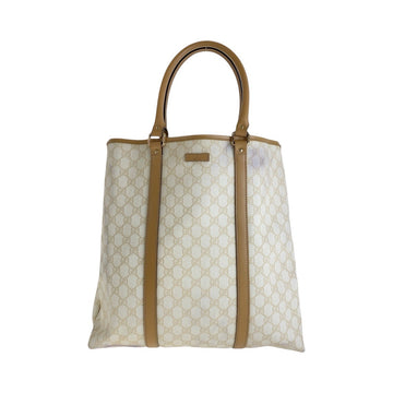 Gucci CS Supreme Canvas Leather Tote Bag