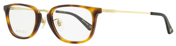 Gucci Men's Titanium Eyeglasses VS0324OJ 003 Havana/Gold 53mm