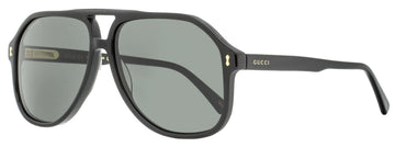 Gucci Men's Pilot Sunglasses VS1042S 001 Black 60mm