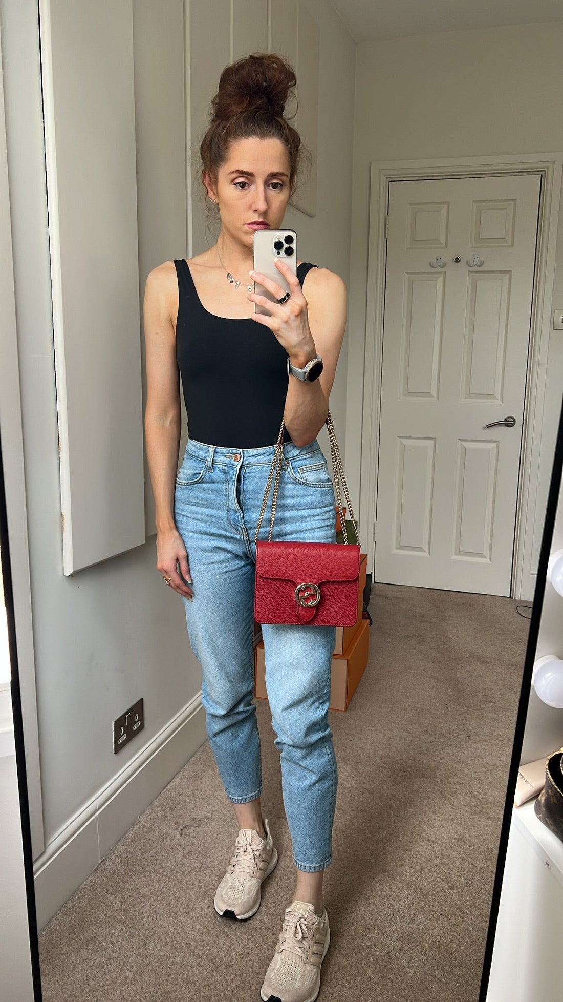 Gucci Interlocking VS Red Small Shoulder Bag