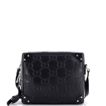 Trunk Shoulder Bag VS Embossed Leather