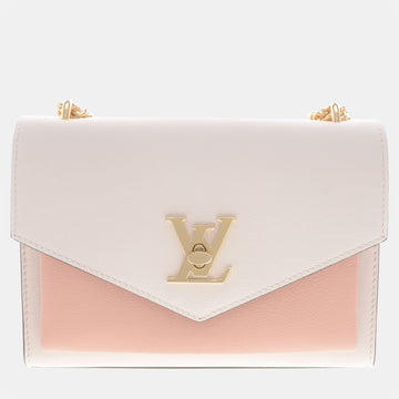 White/Pink MyLockMe Chain Bag