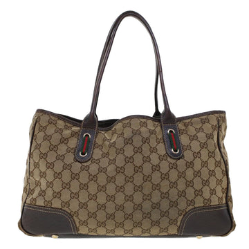 GUCCI VS Canvas Web Sherry Line Shoulder Bag Beige Red Green 163805  43883