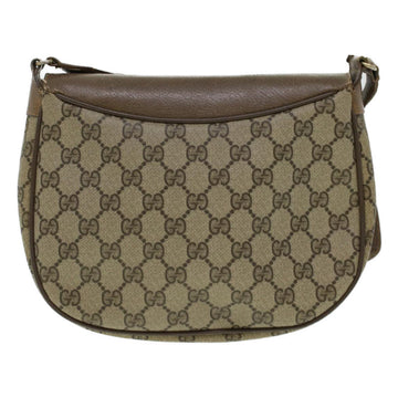 GUCCI VS Canvas Web Sherry Line Shoulder Bag Beige Red 10.02.056  44259