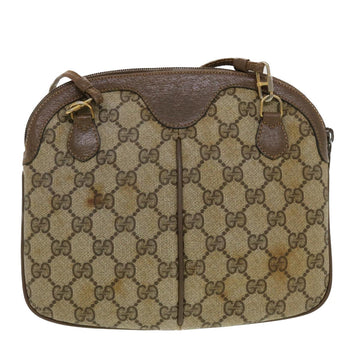 GUCCI VS Canvas Web Sherry Line Shoulder Bag Beige Red 904.02.047  44304