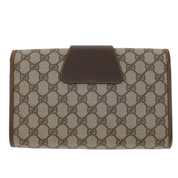 GUCCI VS Canvas Web Sherry Line Clutch Bag Beige Red Green 156.01.030  44751