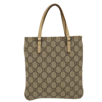 GUCCI VS Canvas Hand Bag PVC Leather Beige  44975
