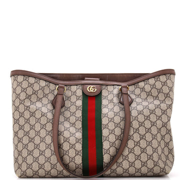 Ophidia Shopping Tote VS Coated Canvas Medium