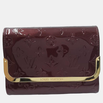 Amarante Monogram Vernis Leather Rosemore Shoulder Bag