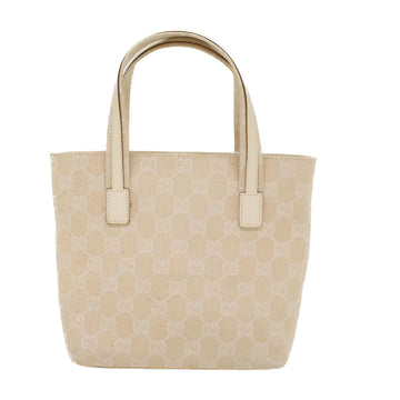 GUCCI VS Canvas Hand Bag Canvas Beige  45852