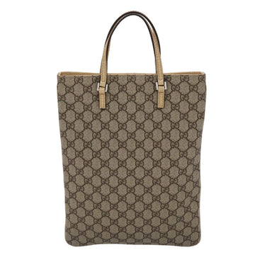 GUCCI VS Canvas Hand Bag PVC Leather Beige 117551  45968