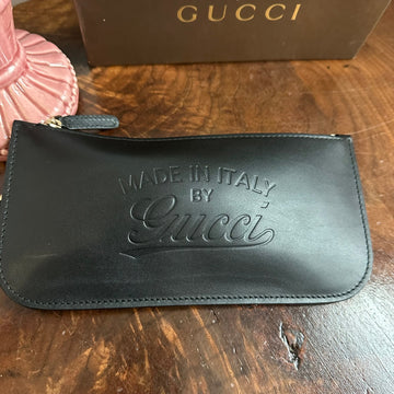 The Junco Wristlet - VS Gucci Leather in Black