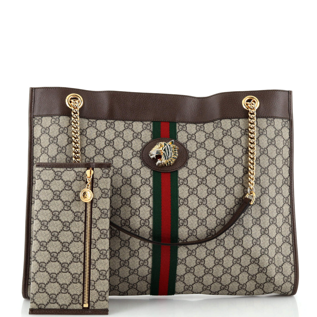 Rajah Chain Tote VS Coated Canvas Large