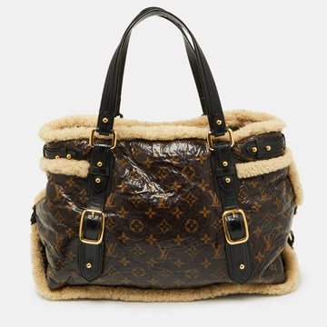 Monogram Limited Edition Shearling Sac Thunder Bag