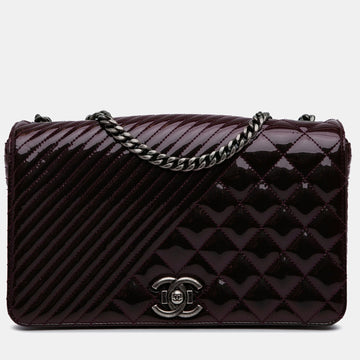 Medium Patent Coco Boy Flap
