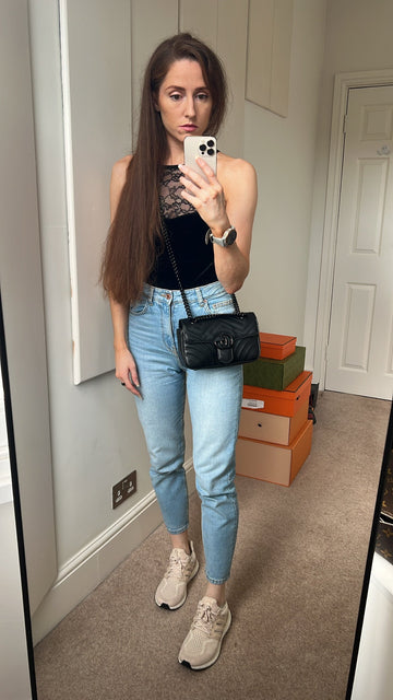 Gucci VS Black Marmont Mini Shoulder Bag
