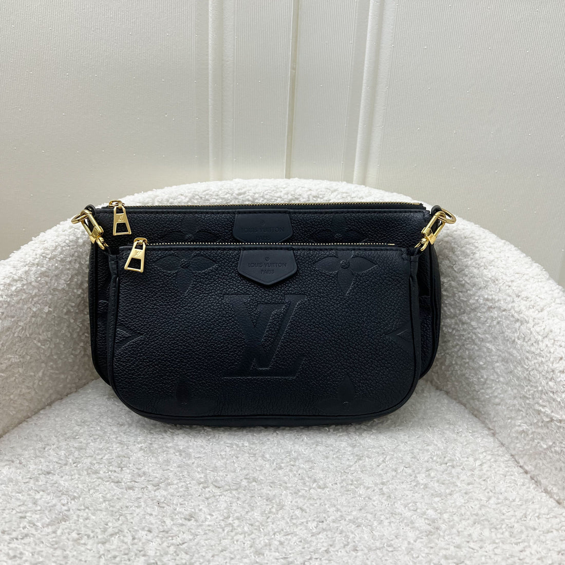 LV Multi Pochette Accessoires MPA in Black Empreinte Leather and GHW