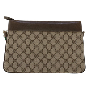 GUCCI VS Canvas Web Sherry Line Shoulder Bag Beige Red 904.02.035..  48148