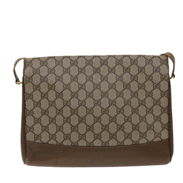 GUCCI VS Canvas Shoulder Bag PVC Leather Beige  48599