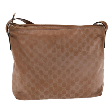 GUCCI VS Canvas Shoulder Bag Nylon Pink Brown  49073