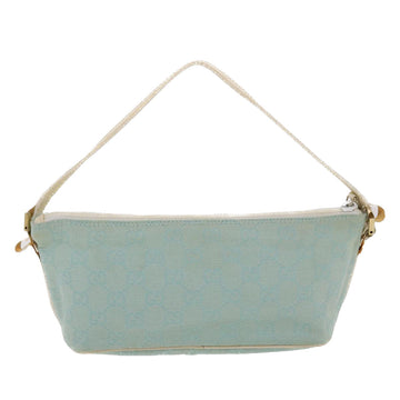 GUCCI VS Canvas Accessory Pouch Light Blue White  49080