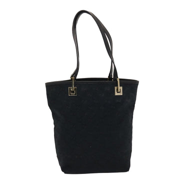 GUCCI VS Canvas Hand Bag Black  49083