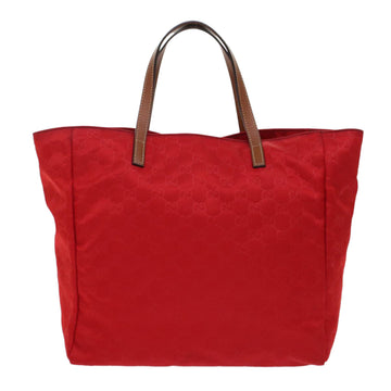 GUCCI VS Canvas Hand Bag Red 282439  49409