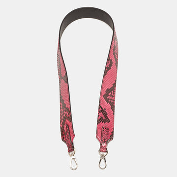 Pink Python Bandouli&egrave;re Shoulder Bag Strap