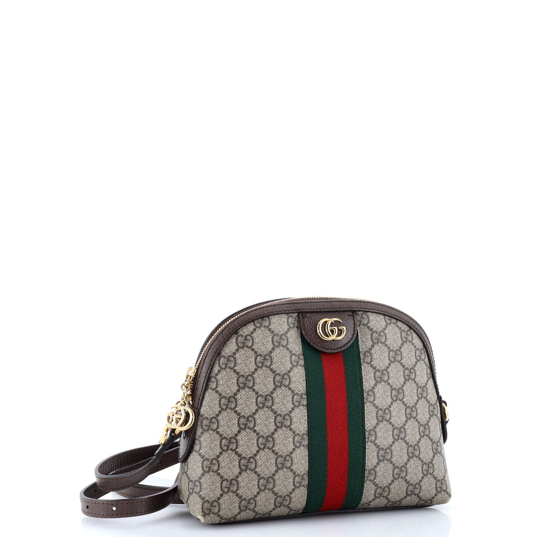 Ophidia Dome Shoulder Bag VS Coated Canvas Small