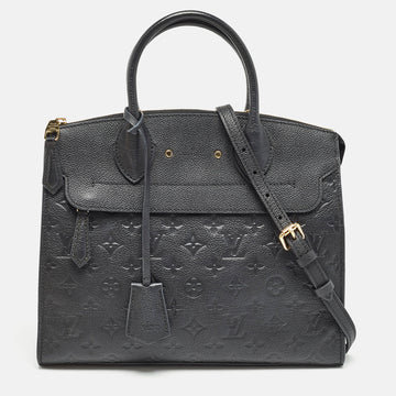 Black Monogram Empreinte Leather Pont Neuf MM Bag