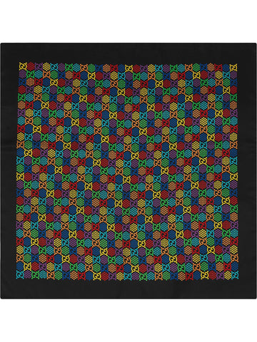 Gucci CS Psychedelic Silk Scarf