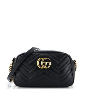 VS Marmont Shoulder Bag Matelasse Leather Small