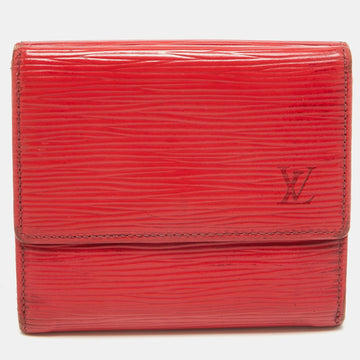 Red Epi Leather Elise Wallet