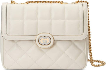 Women's Exquisite Off-White Leather Bag in Myst.white | 740834AAB1Q