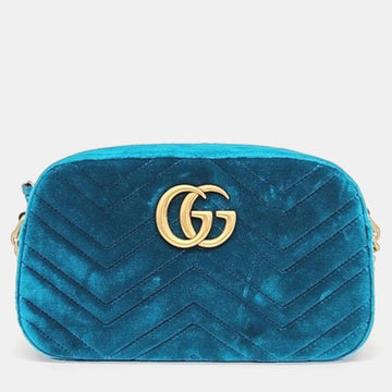Blue Velvet Marmont Crossbody Bag