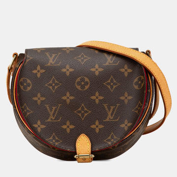 Brown Monogram Canvas Sac Tambourine Shoulder Bag
