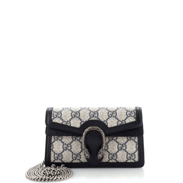 GUCCI Dionysus Bag GG Coated Canvas with Leather Mini