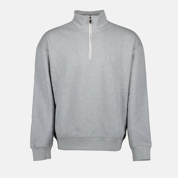 Sweatshirt à col zippé