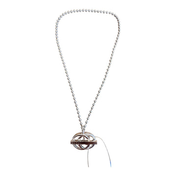 Necklace Luxury Designer By Gucci In Silver