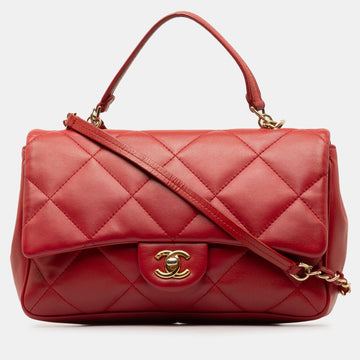 Small Lambskin Easy Carry Flap