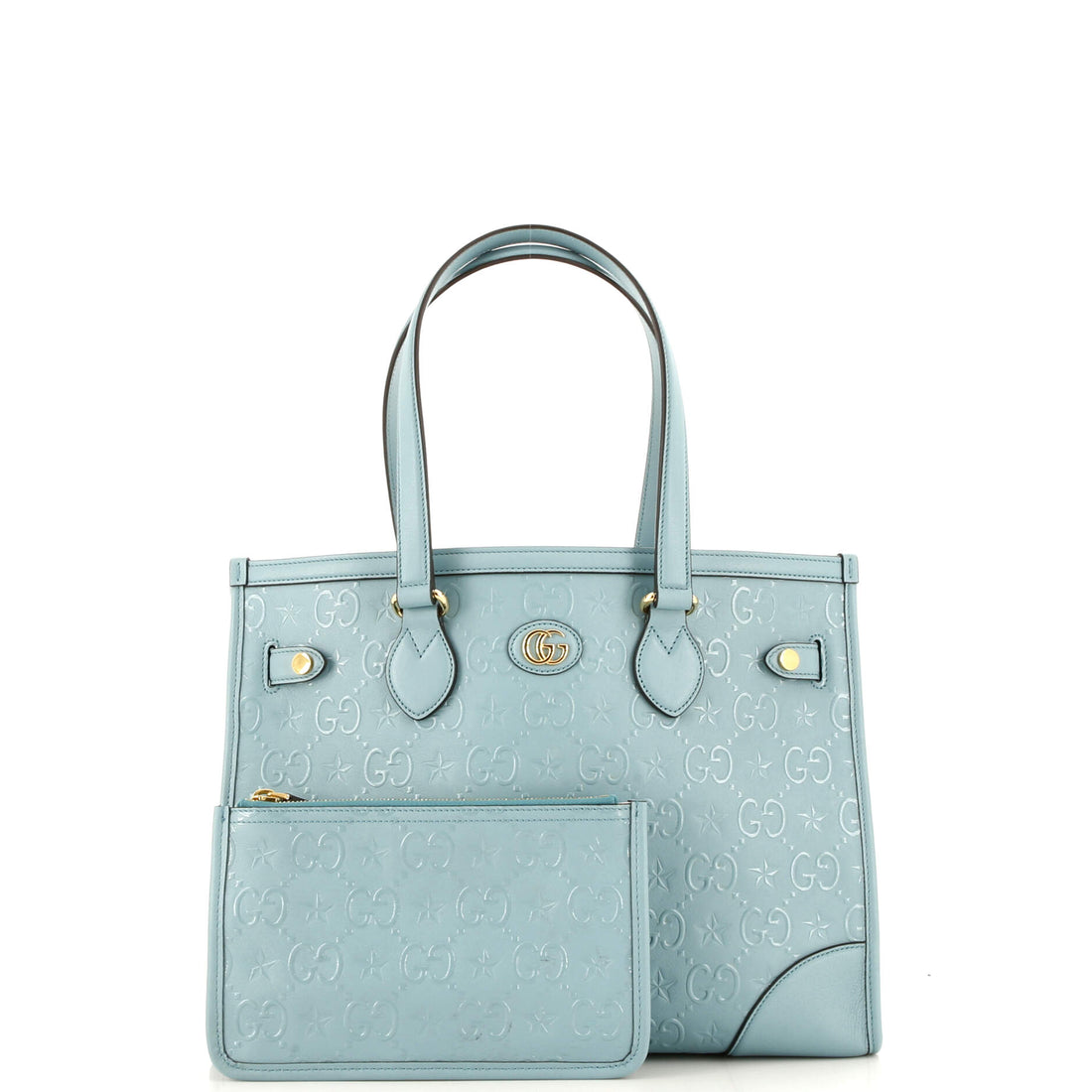 Star Tote VS Embossed Leather Medium