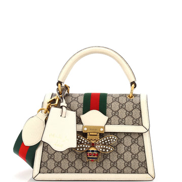 Queen Margaret Top Handle Bag VS Coated Canvas Small