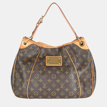 Brown Monogram Canvas Galliera PM Hobo Bag