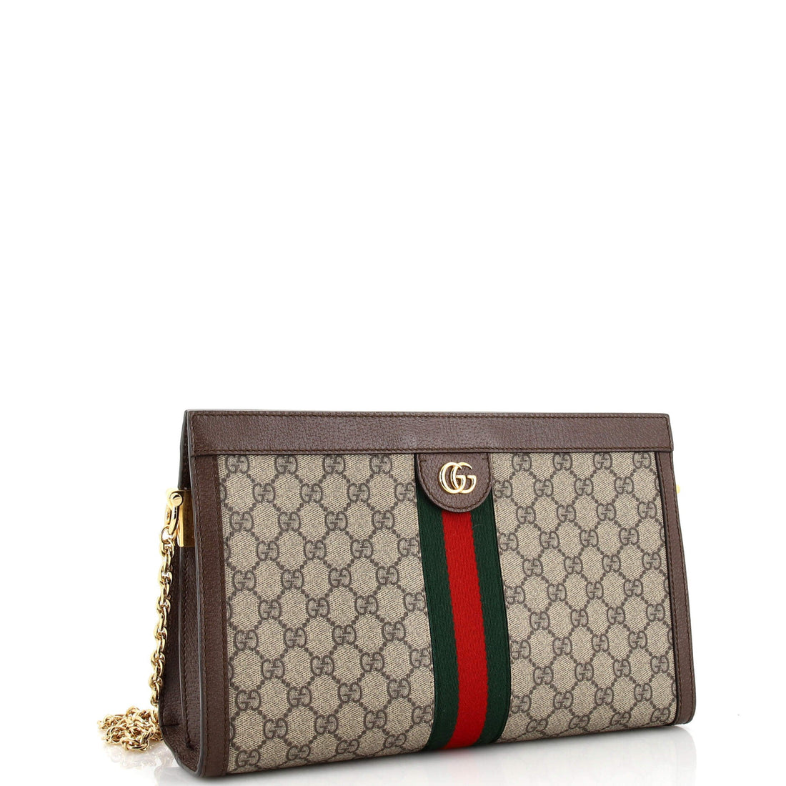 Ophidia Chain Shoulder Bag VS Coated Canvas Medium