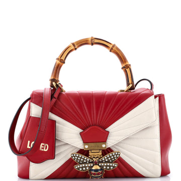 Queen Margaret Top Handle Bag Quilted Leather Medium