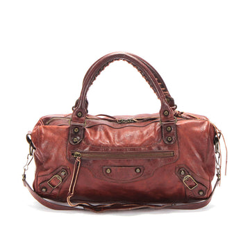 Motocross Leather Shoulder Bag