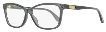 Gucci Women's Rectangular Eyeglasses VS0792O 004 Transparent Gray 55mm