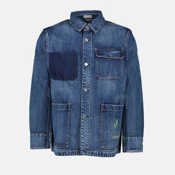 Veste en jean CD muguet