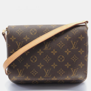 Brown Canvas Monogram Musette Tango Short Strap Shoulder Bag